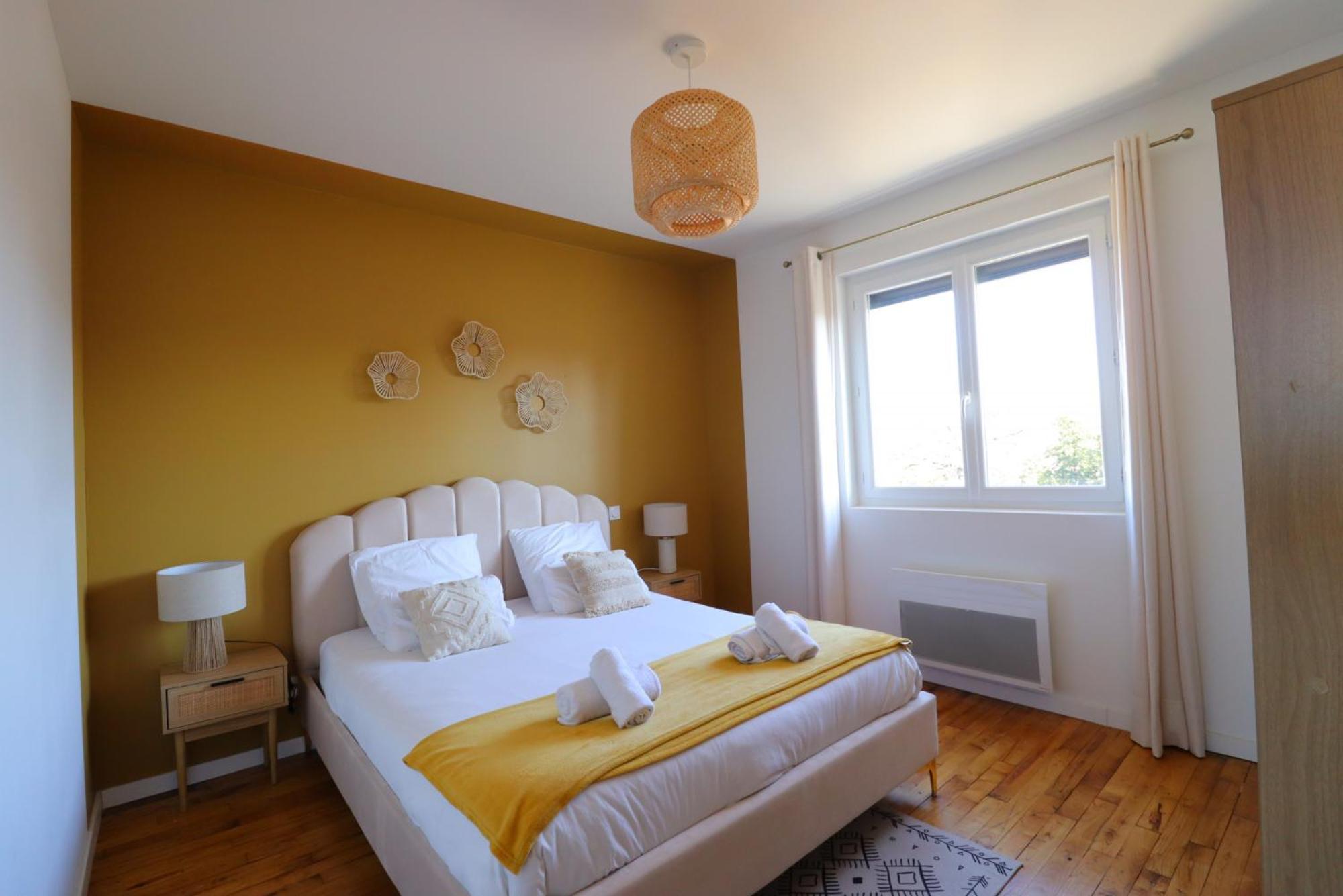 Le Boho - Charmant T3 Avec Climatisation Et Fibre แบร์เฌอรัก ห้อง รูปภาพ