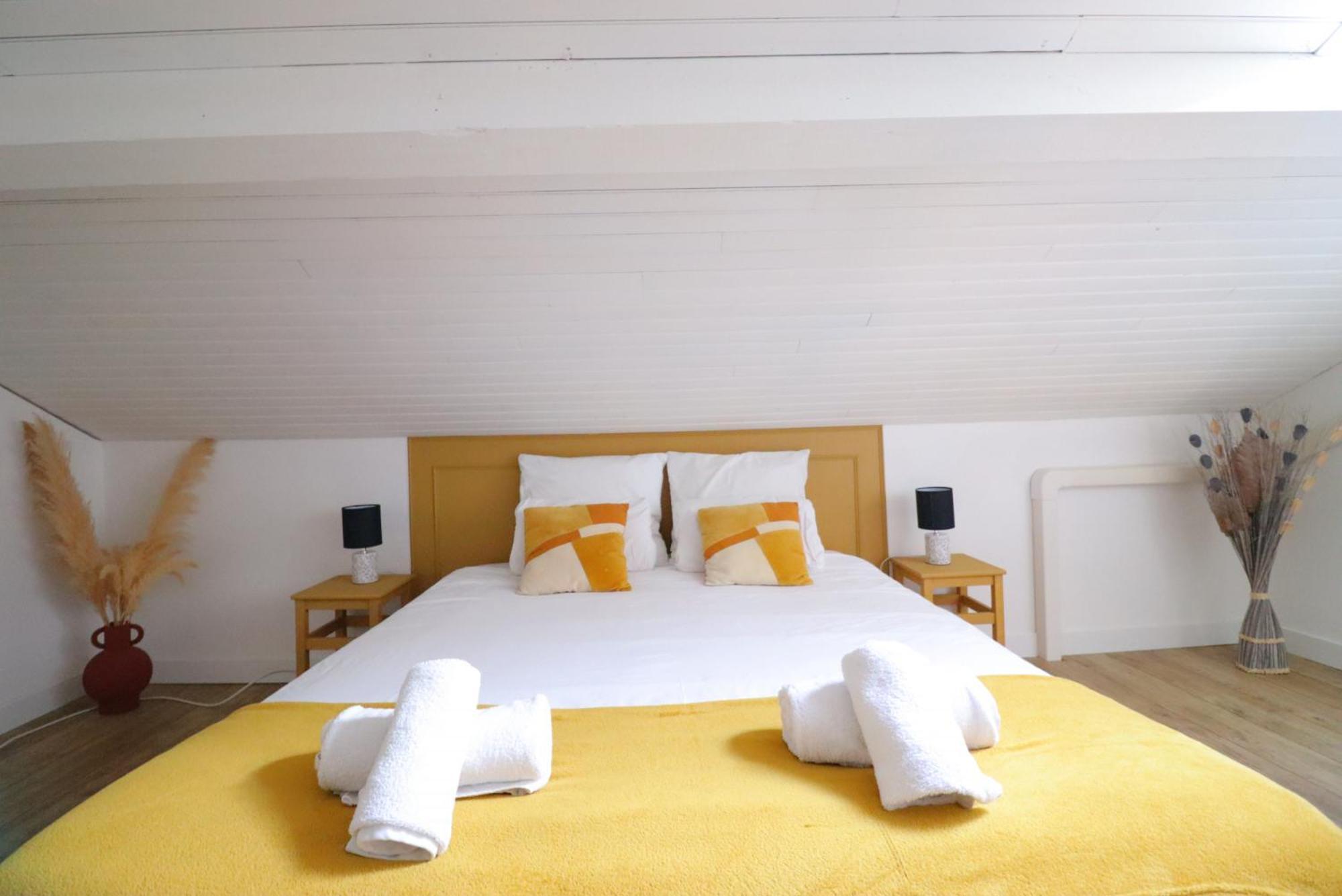 Le Boho - Charmant T3 Avec Climatisation Et Fibre แบร์เฌอรัก ห้อง รูปภาพ