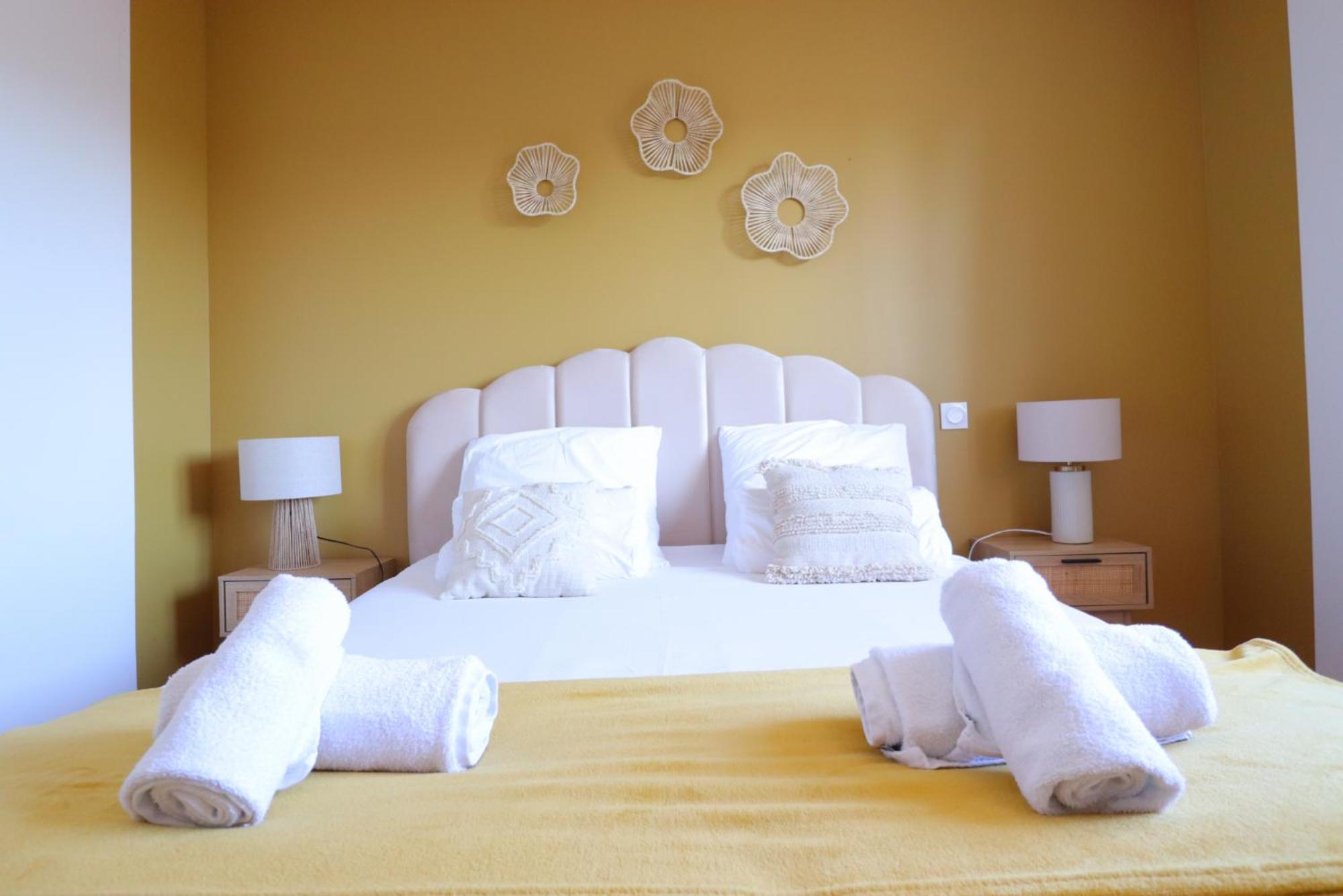 Le Boho - Charmant T3 Avec Climatisation Et Fibre แบร์เฌอรัก ห้อง รูปภาพ