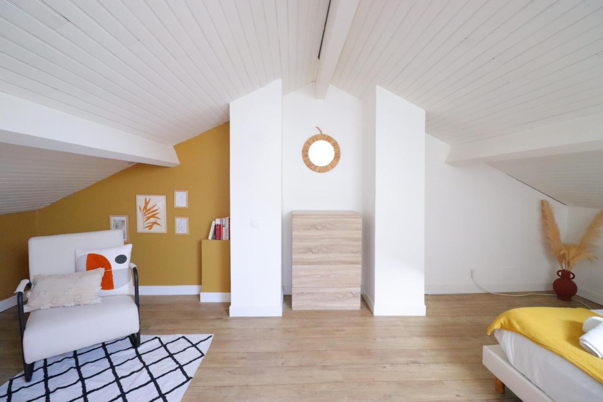 Le Boho - Charmant T3 Avec Climatisation Et Fibre แบร์เฌอรัก ห้อง รูปภาพ