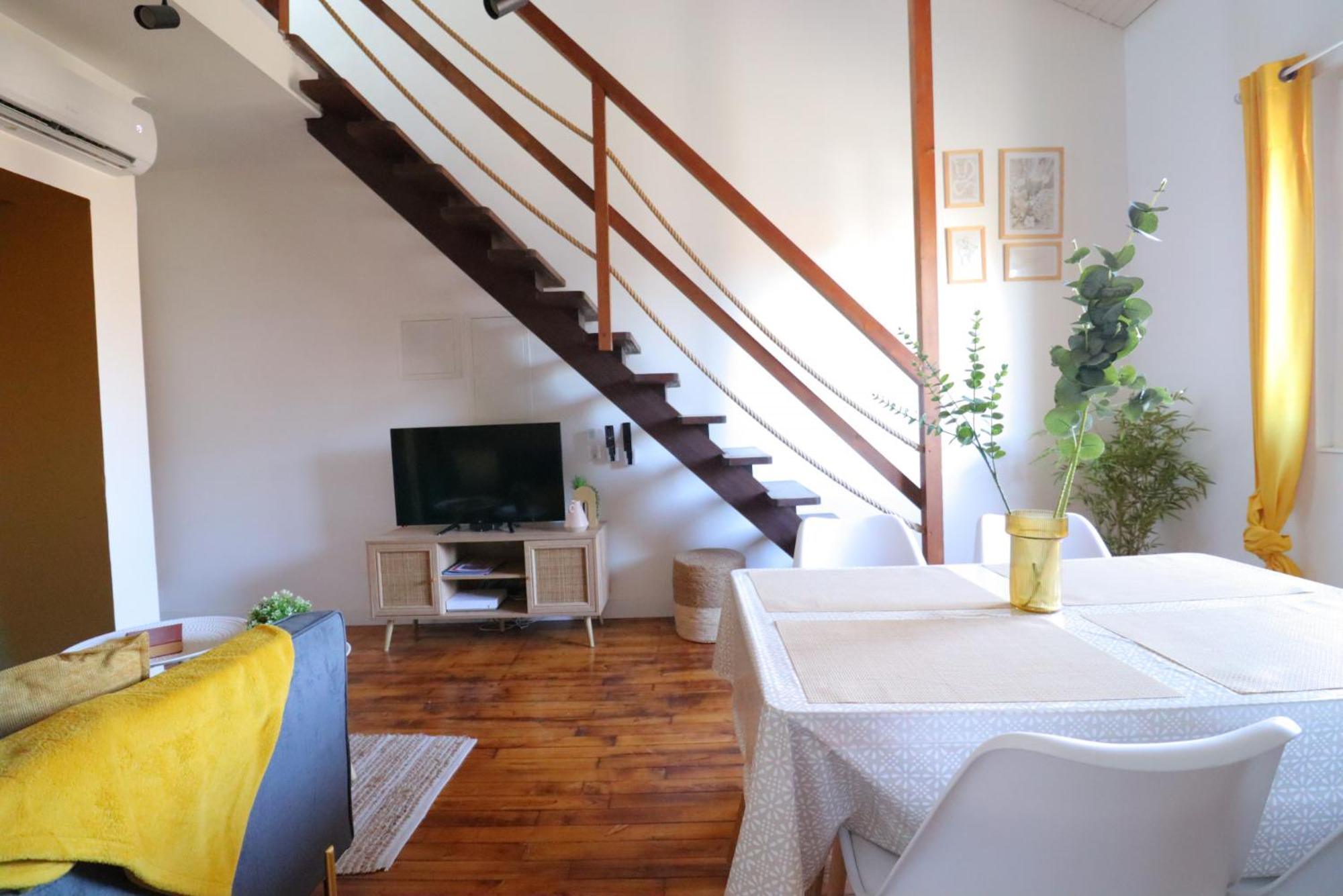 Le Boho - Charmant T3 Avec Climatisation Et Fibre แบร์เฌอรัก ห้อง รูปภาพ