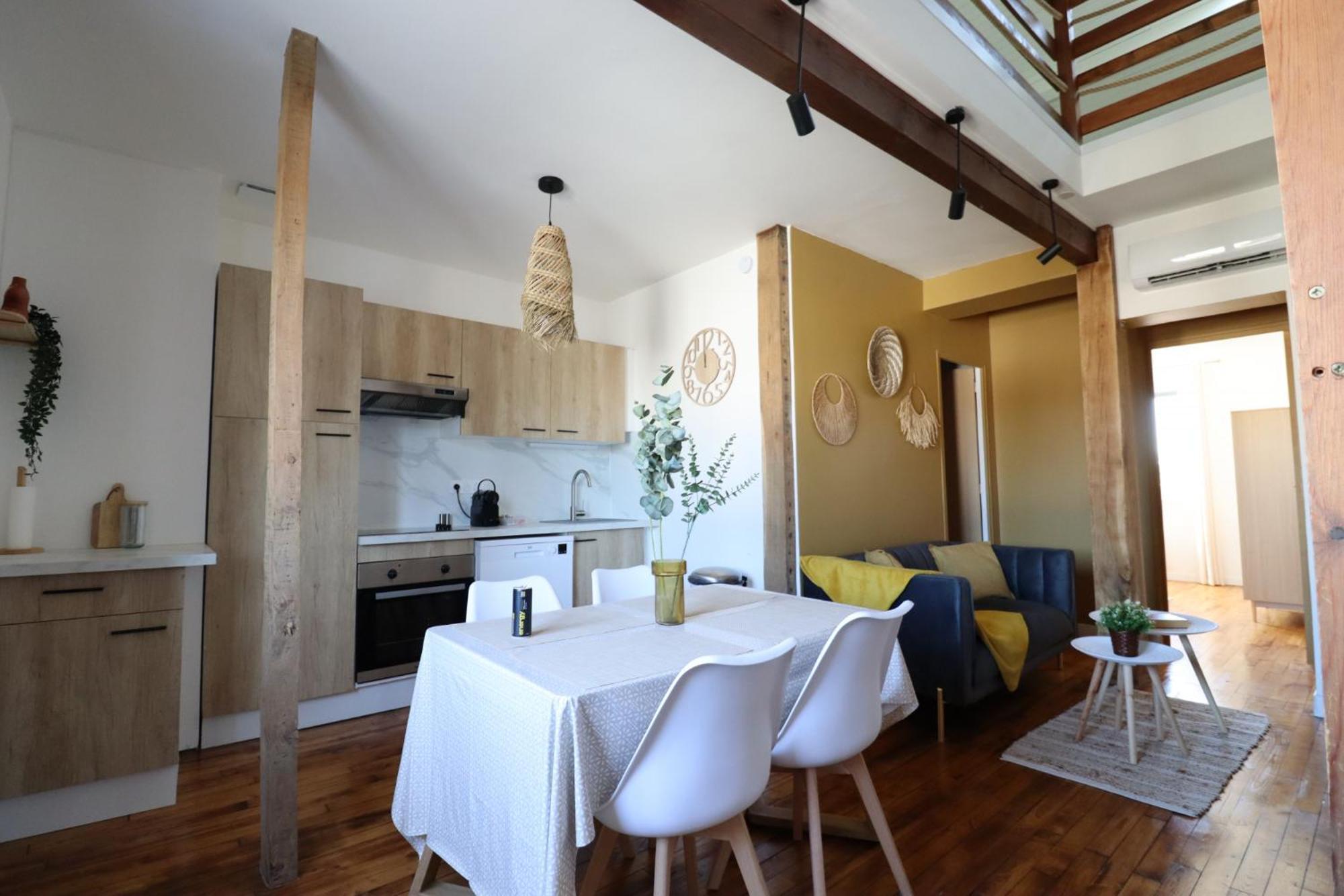 Le Boho - Charmant T3 Avec Climatisation Et Fibre แบร์เฌอรัก ห้อง รูปภาพ