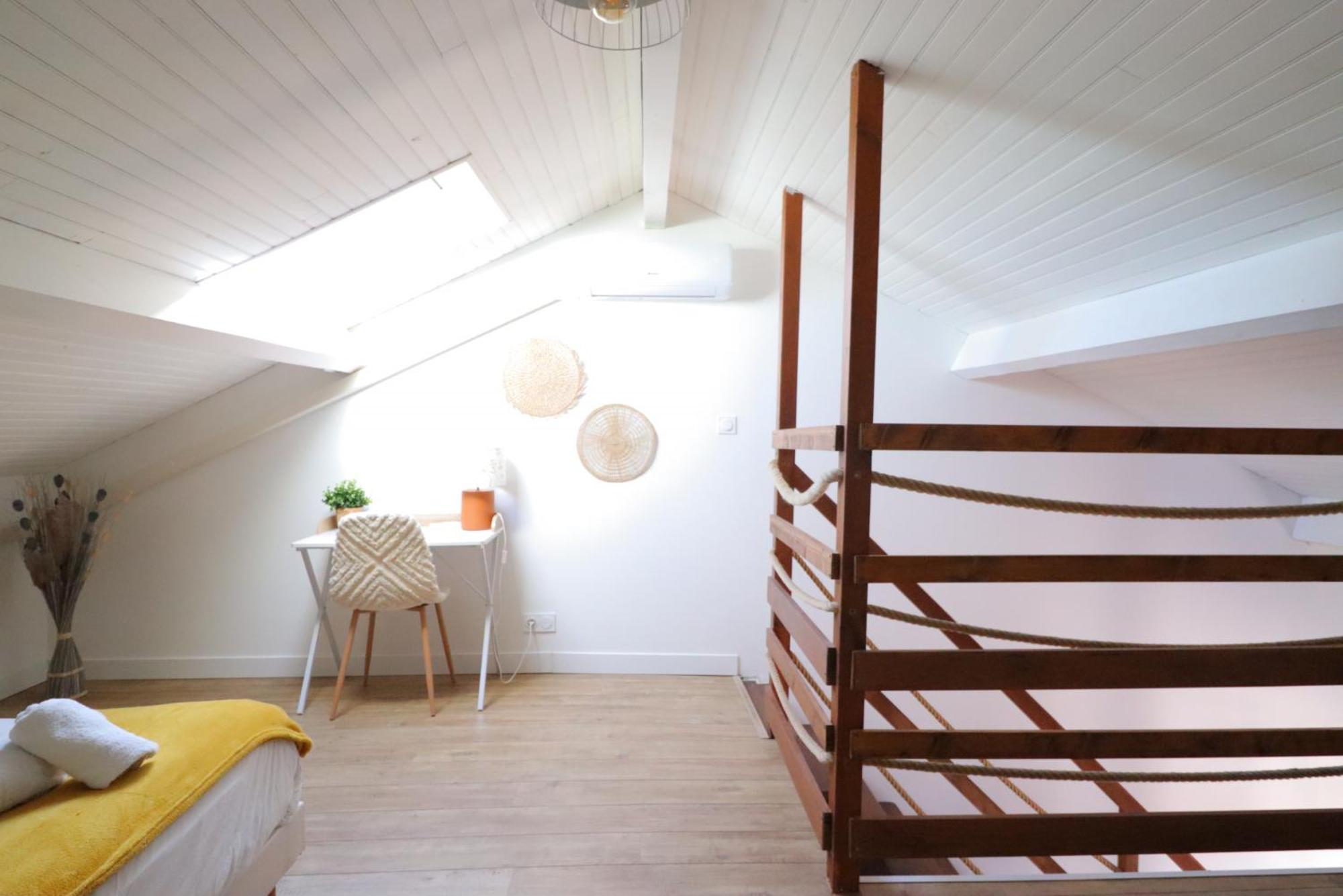 Le Boho - Charmant T3 Avec Climatisation Et Fibre แบร์เฌอรัก ห้อง รูปภาพ