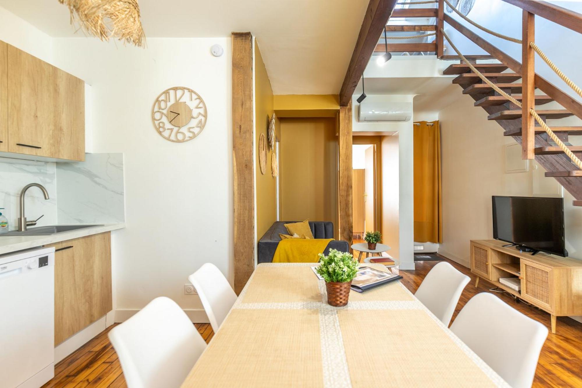 Le Boho - Charmant T3 Avec Climatisation Et Fibre แบร์เฌอรัก ภายนอก รูปภาพ