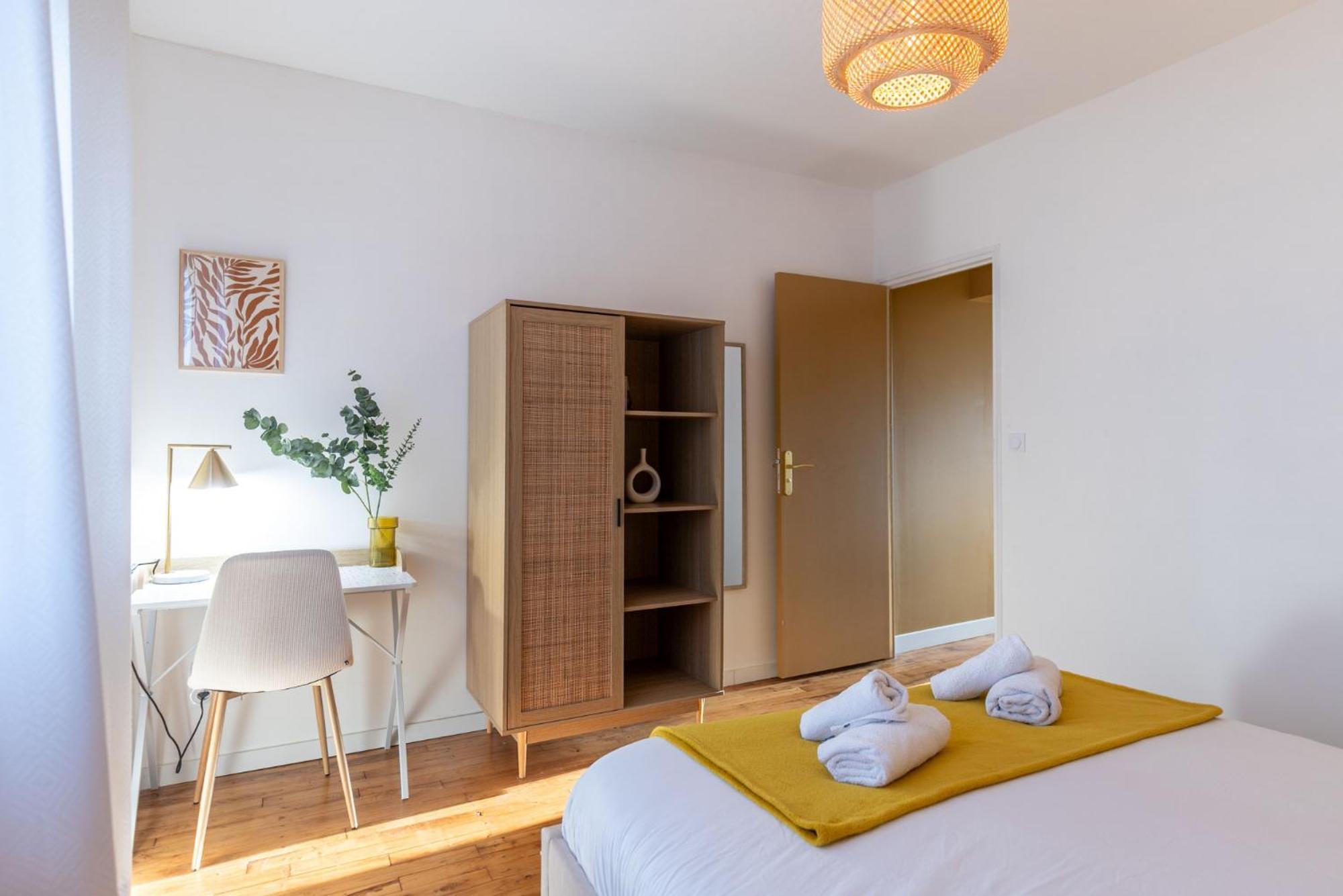 Le Boho - Charmant T3 Avec Climatisation Et Fibre แบร์เฌอรัก ภายนอก รูปภาพ